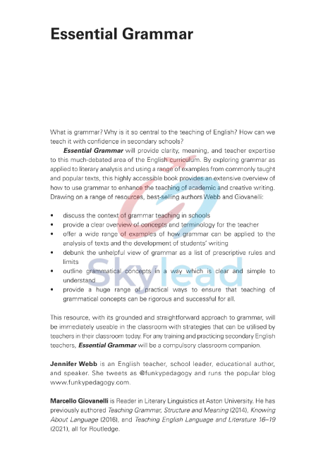 Tải FREE sách Essential Grammar PDF - The Resource Book Every English Teacher Will Need