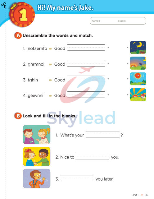 Tải FREE sách Everyone Speak Kids Workbook 1 PDF