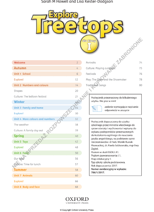 Tải FREE sách Explore Treetops dla klasy I PDF