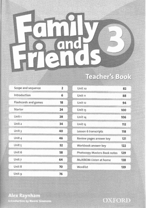 Tải FREE sách Family And Friends 3 Teacher's Book PDF