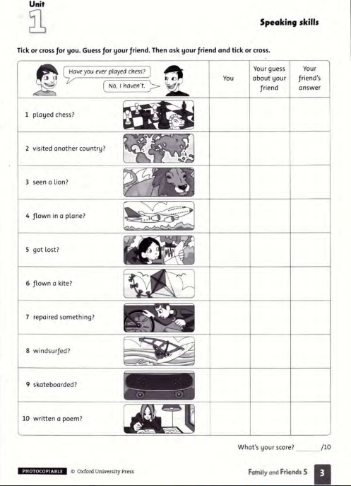 Tải FREE sách Family And Friends 5 Photocopy Masters PDF