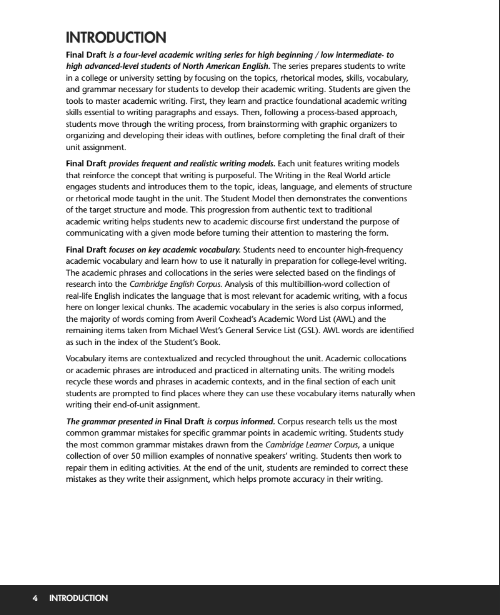 Tải FREE sách Final Draft 1 Teacher's Manual PDF