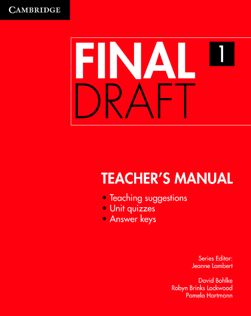 Tải FREE sách Final Draft 1 Teacher's Manual PDF