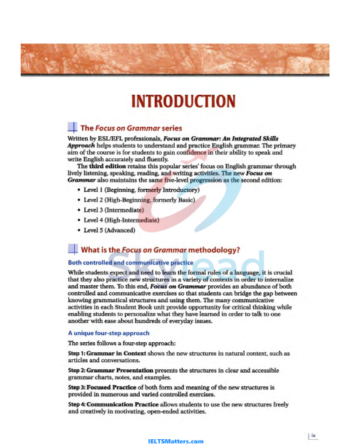 Tải FREE sách Focus On Grammar 5 Third Edition PDF - An Integrated Skills Approach 6 Tải FREE sách Focus On Grammar 5 Third Edition PDF - An Integrated Skills Approach