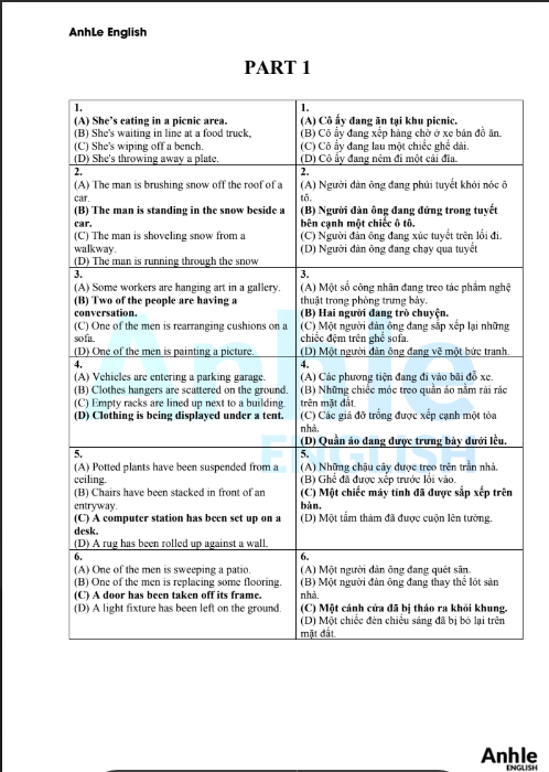 Tải FREE sách Giải Chi Tiết ETS 2024 Listening LC PDF 4 Tải FREE sách Giải Chi Tiết ETS 2024 Listening LC PDF