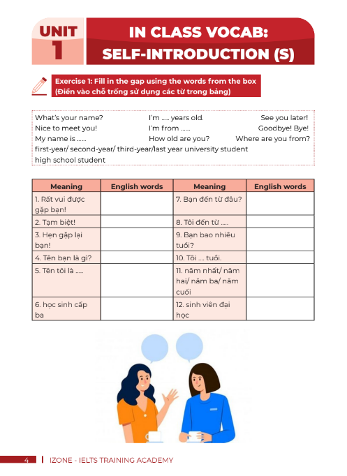 Tải FREE sách Giáo Trình IELTS Sơ Sinh 0 - 3.0 PDF có tiếng Việt