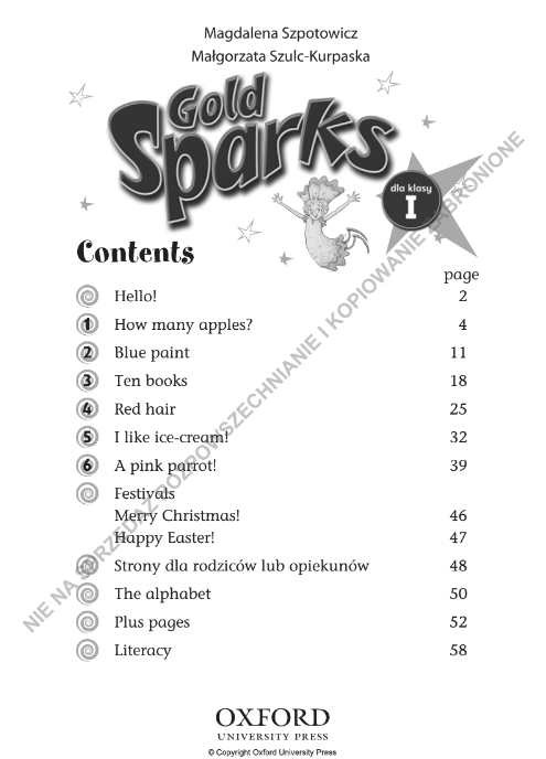 Tải FREE sách Gold Sparks – dla klasy I PDF