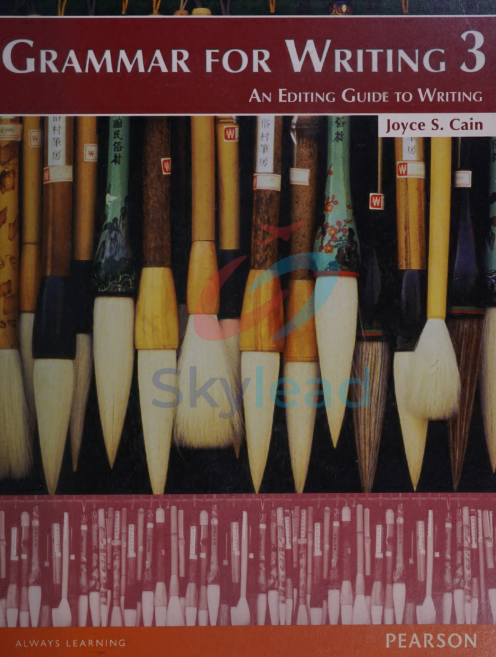 Tải FREE sách Grammar For Writing 3 PDF - An Editing Guide To Writing