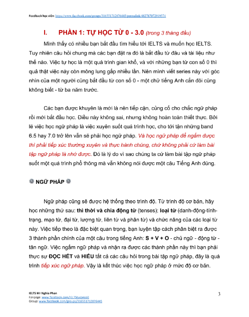 Tải FREE sách Guide Tự Học Ielts 0 - 7.0 PDF