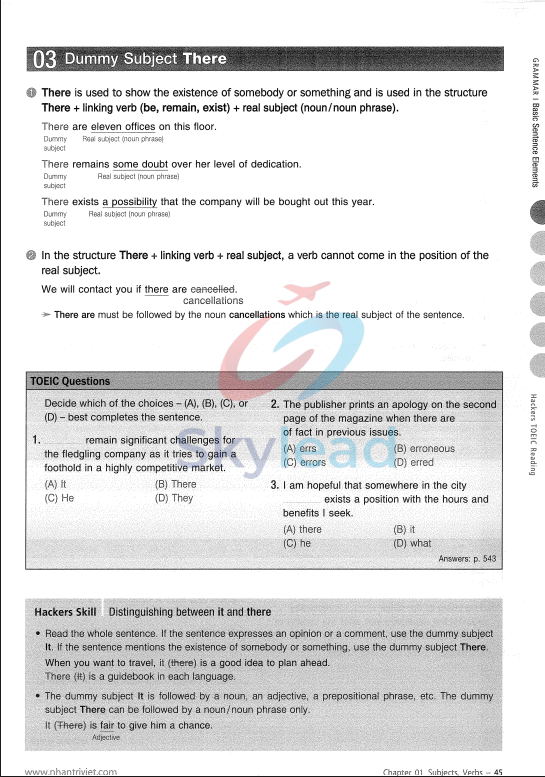 Tải FREE sách Hackers TOEIC Reading - David Cho PDF 3