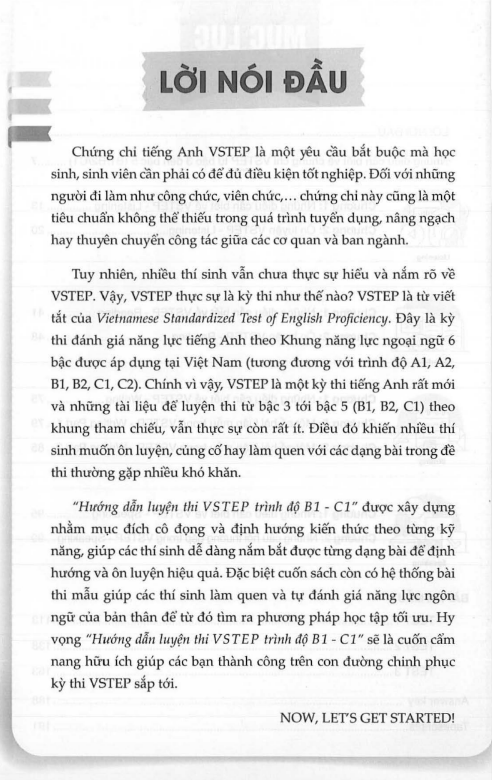 Tải FREE sách Hướng Dẫn Luyện Thi Vstep Trình Độ B1 - C1 PDF có tiếng Việt 4 Tải FREE sách Hướng Dẫn Luyện Thi Vstep Trình Độ B1 - C1 PDF có tiếng Việt