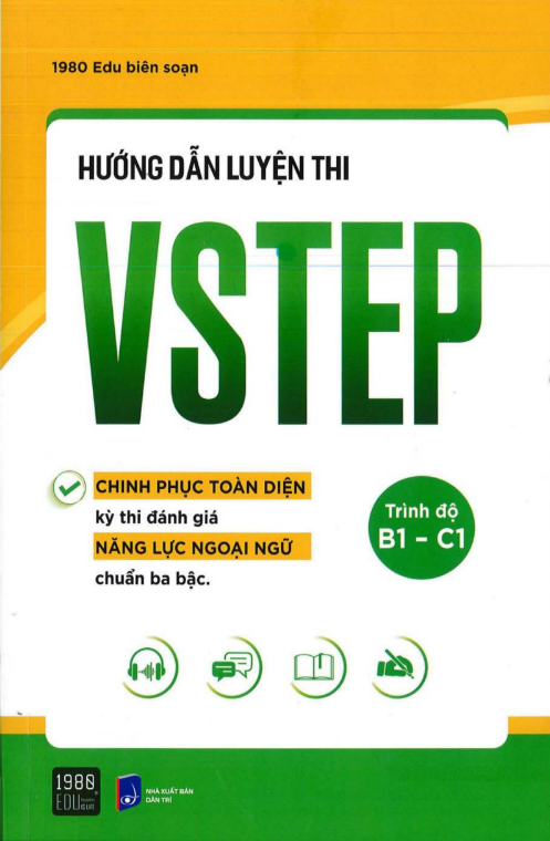 Tải FREE sách Hướng Dẫn Luyện Thi Vstep Trình Độ B1 - C1 PDF có tiếng Việt
