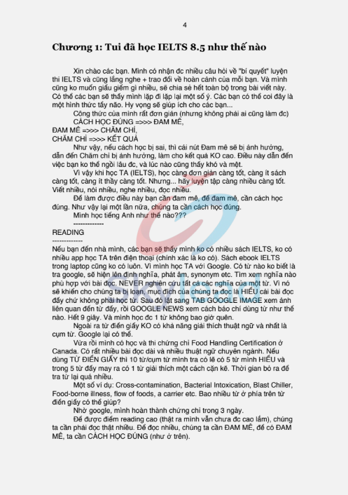 Tải FREE sách Hướng Dẫn Tự Học Ielts 8.5 - Kiên Trần PDF 1