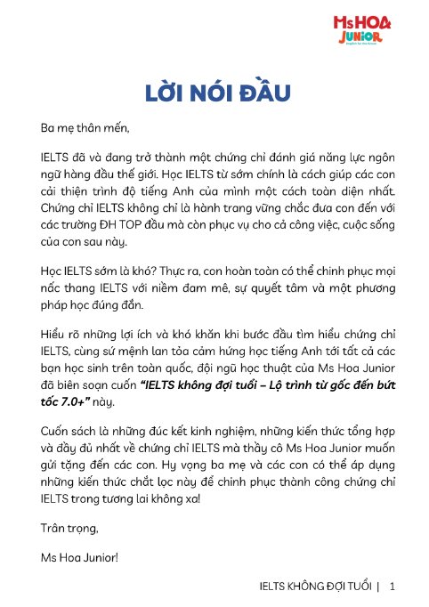 Tải FREE sách IELTS Không Đợi Tuổi - Lộ Trình Xây Gốc Đến Bứt Tốc 7.0 PDF 4 Tải FREE sách IELTS Không Đợi Tuổi - Lộ Trình Xây Gốc Đến Bứt Tốc 7.0 PDF