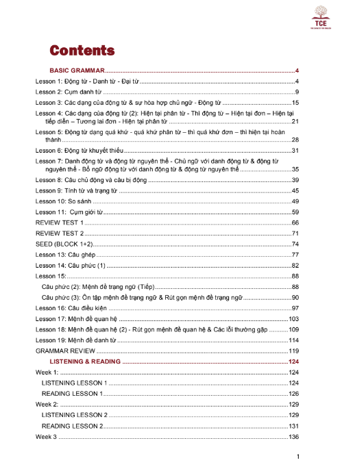 Tải FREE sách IELTS SEED COURSE BOOK PDF có tiếng Việt