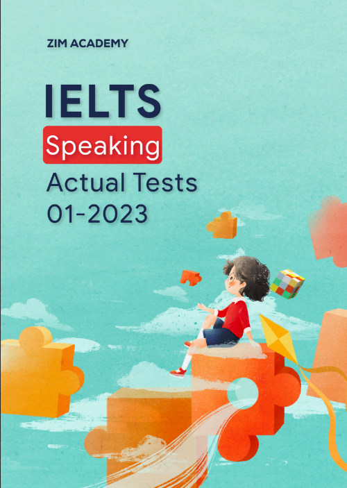 Tải FREE sách IELTS Speaking Actual Tests 01 - 2023 PDF