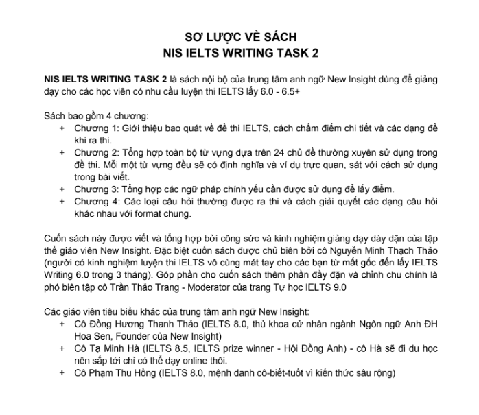 Tải FREE sách IELTS WRITING TASK 2 PDF có tiếng Việt 4 Tải FREE sách IELTS WRITING TASK 2 PDF có tiếng Việt