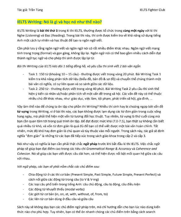 Tải FREE sách IELTS Writing 6.5 Từ A - Z PDF có tiếng Việt