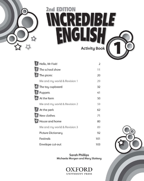 Tải FREE sách Incredible English 1 Activity Book PDF - 2nd Edition