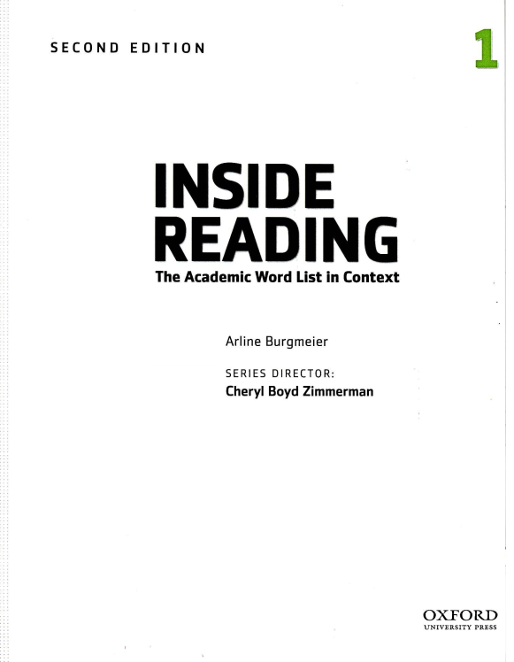 Tải FREE sách Inside Reading 1 Second Edition PDF