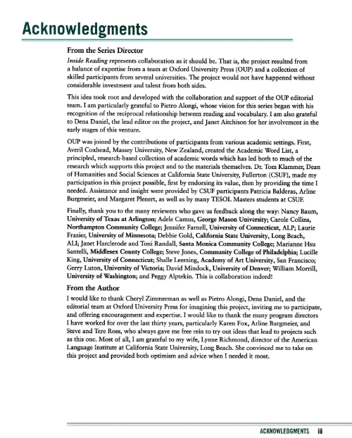 Tải FREE sách Inside Reading 4 PDF - The Academic Word List In Context