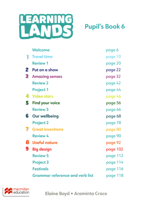 Tải FREE sách Learning Lands 6 Pupil's Book PDF