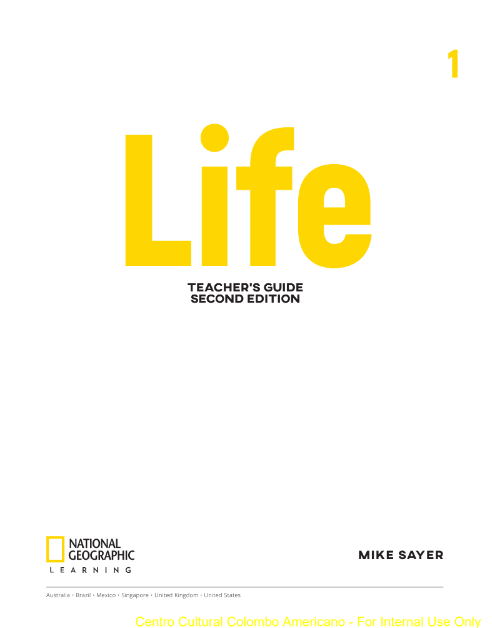 Tải FREE sách Life 1 Teacher's Guide PDF - Second Edition