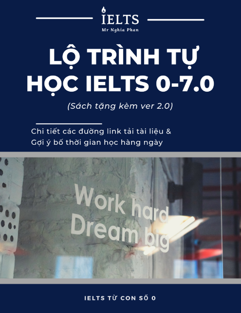 Tải FREE sách Lộ Trình Tự Học Ielts 0 - 7.0 PDF