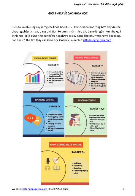 Tải FREE sách Luyện Viết Câu Theo Chủ Điểm Ngữ Pháp PDF có tiếng Việt 4 Tải FREE sách Luyện Viết Câu Theo Chủ Điểm Ngữ Pháp PDF có tiếng Việt