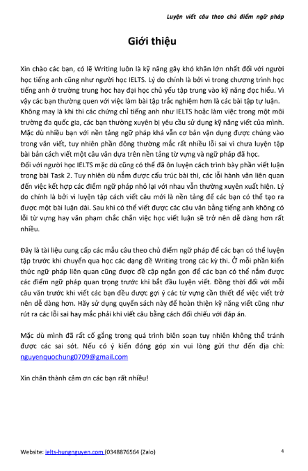 Tải FREE sách Luyện Viết Câu Theo Chủ Điểm Ngữ Pháp PDF có tiếng Việt 3 Tải FREE sách Luyện Viết Câu Theo Chủ Điểm Ngữ Pháp PDF có tiếng Việt