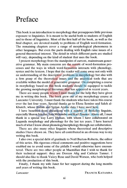 Tải FREE sách Modern Linguistics Morphology PDF - Francis Katamba