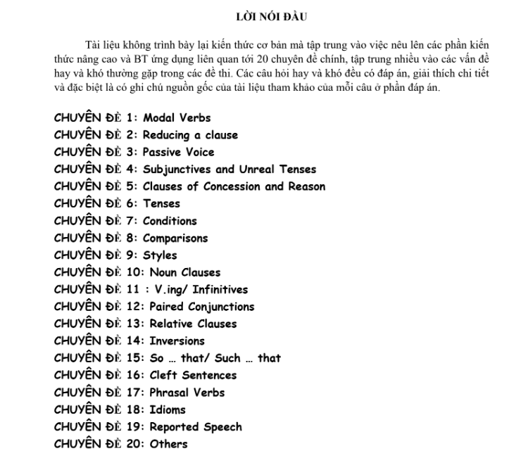 Tải FREE sách Ngữ Pháp Chuyên Sâu Bồi Dưỡng Học Sinh Giỏi PDF 4 Tải FREE sách Ngữ Pháp Chuyên Sâu Bồi Dưỡng Học Sinh Giỏi PDF