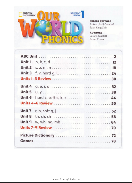 Tải FREE sách Our World Phonics 1 PDF