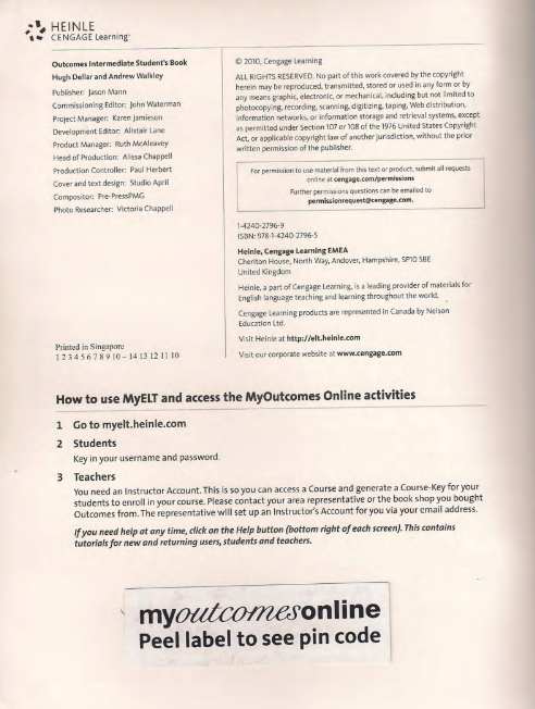 Tải FREE sách Outcomes Upper Intermediate Student's Book 1 PDF