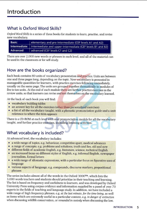 Tải FREE sách Oxford Word Skills Advanced PDF - Learn And Practise English Vocabulary 6 Tải FREE sách Oxford Word Skills PDF - Learn And Practise English Vocabulary