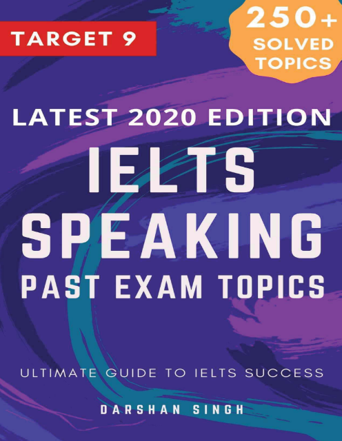 Tải FREE sách PDF Latest 2020 Edition IELTS Speaking Past Exam Topics
