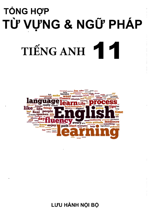 Tải FREE sách PDF Tổng Hợp Từ Vựng Và Ngữ Pháp Tiếng Anh 11