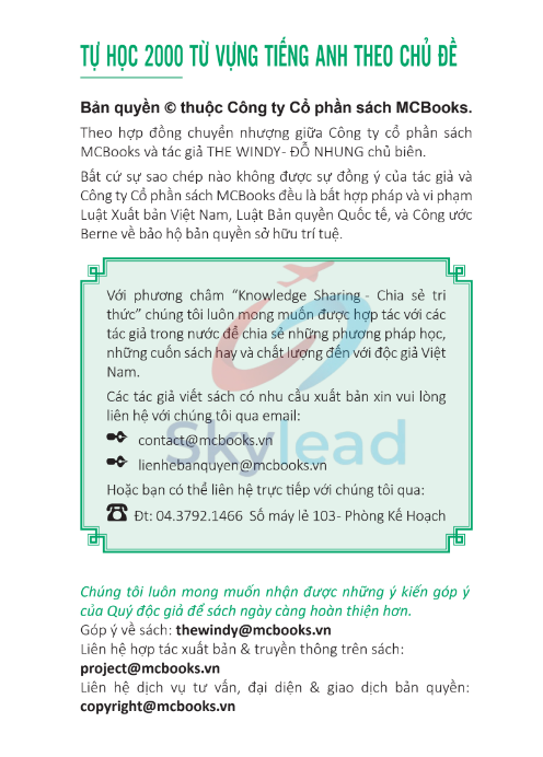 Tải FREE sách PDF Tự Học 2000 Từ Vựng Tiếng Anh Theo Chủ Đề