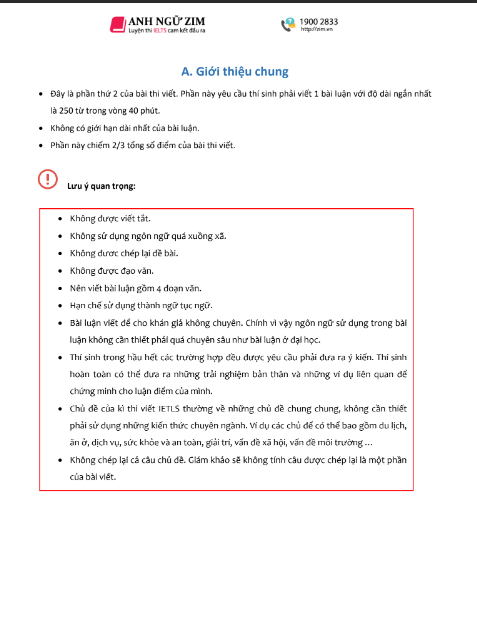 Tải FREE sách Phần 2 IELTS Writing Task 2 - Anh Ngữ Zim PDF 4 Tải FREE sách Phần 2 IELTS Writing Task 2 - Anh Ngữ Zim PDF