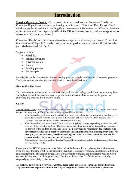 Tải FREE sách Phonics Monster PDF