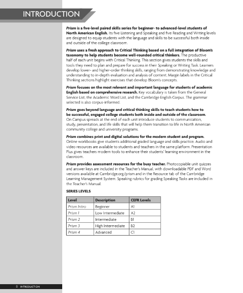 Tải FREE sách Prism 2 Teacher's Manual PDF - Listening And Speaking