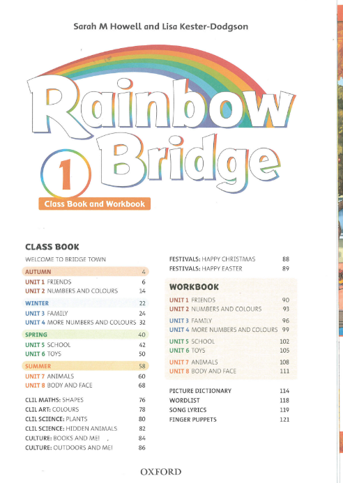 Tải FREE sách Rainbow Bridge 1 PDF - Classbook And Workbook 4 Tải FREE sách Rainbow Bridge 1 PDF - Classbook And Workbook