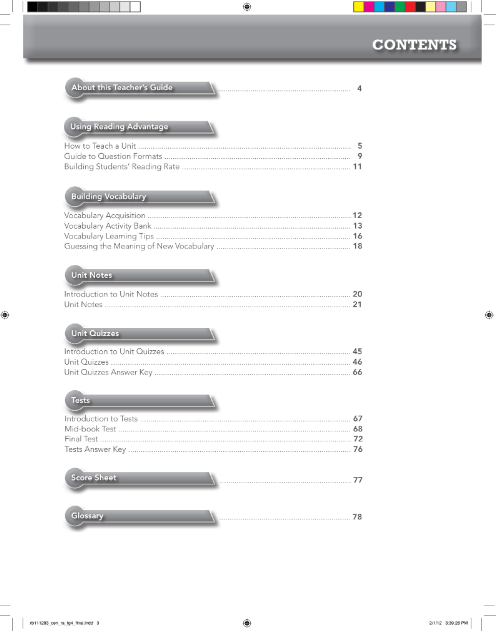 Tải FREE sách Reading Advantage 4 Teacher's Guide PDF - Third Edition