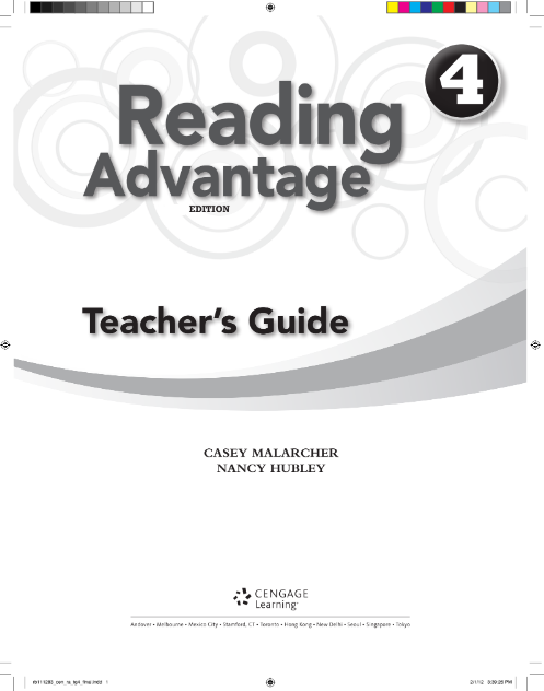 Tải FREE sách Reading Advantage 4 Teacher's Guide PDF - Third Edition