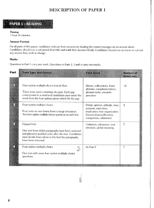 Tải FREE sách Reading And Vocabulary PDF - The Balance Series For The Revised CPE