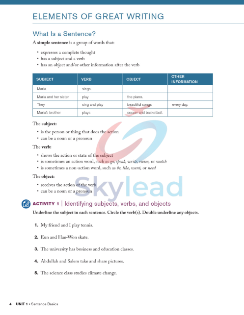 Tải FREE sách Sentence Basics 1 PDF 7 Tải FREE sách Sentence Basics 1 PDF