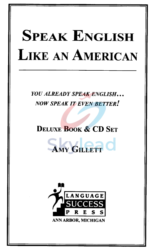 Tải FREE sách Speak English Like An Amercican PDF