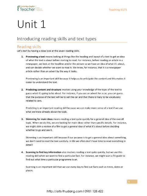 Tải FREE sách Teaching IELTS PDF - Cambridge English Teacher 4 Tải FREE sách Teaching IELTS PDF - Cambridge English Teacher