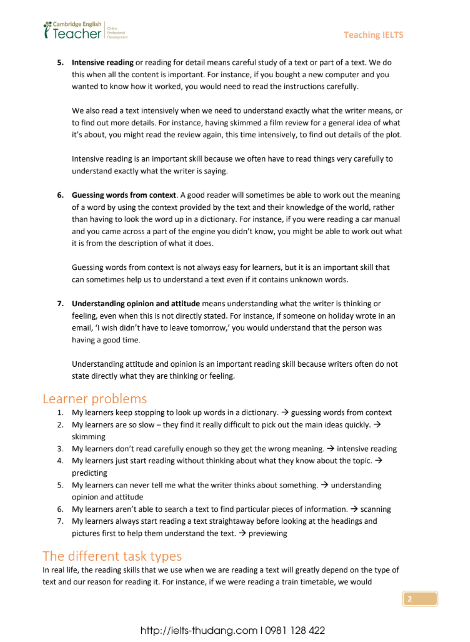 Tải FREE sách Teaching IELTS PDF - Cambridge English Teacher 3 Tải FREE sách Teaching IELTS PDF - Cambridge English Teacher