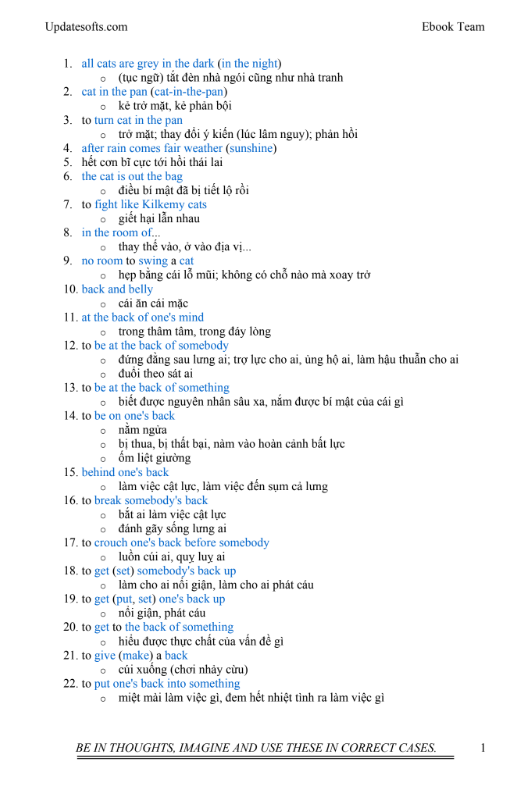 Tải FREE sách Thành Ngữ Tiếng Anh PDF có tiếng Việt 4 Tải FREE sách Thành Ngữ Tiếng Anh PDF có tiếng Việt